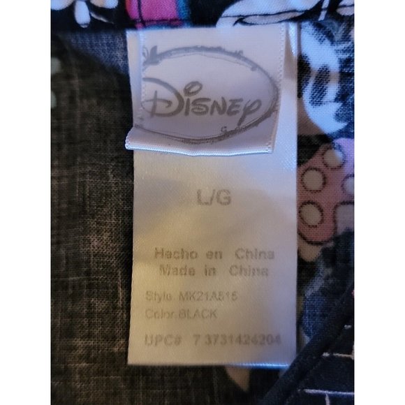 Mickey Minnie Mouse Scrub Top Size L - Picture 5 of 6